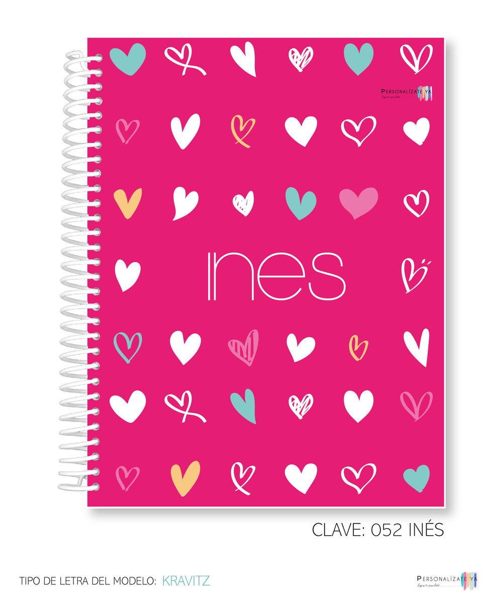 Matilda Myres 2026 Diary - A5 Day To A Page - Wiro Binding - Hardback Covers - Pink